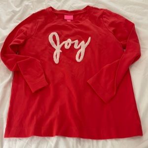Lilly Pulitzer Girls XL JOY sweatshirt